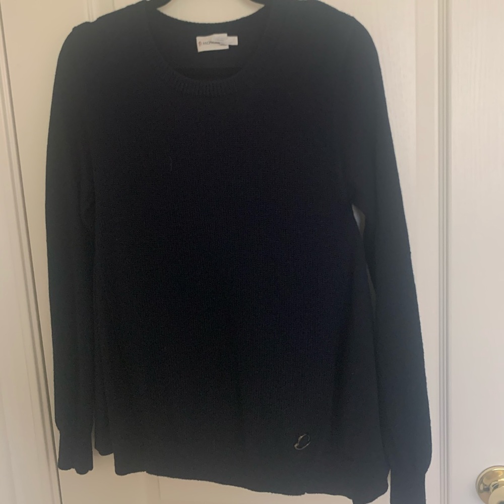 Moncler navy wool sweater